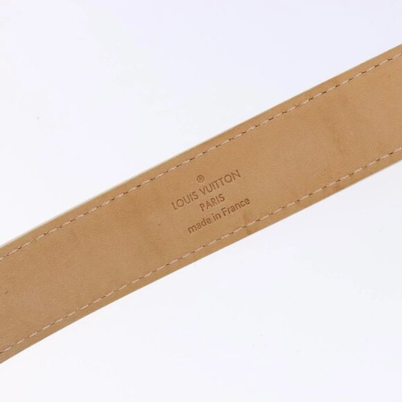 LOUIS VUITTON Damier Azur Ceinture Mini Belt 34.3"" M9782 LV Auth - Picture 13 of 15